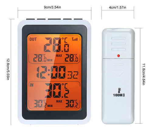 Termômetro Interno Com Monitor Digital De Temperatura Ambien 3