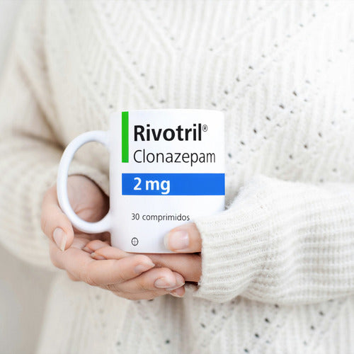 Subtileza Taza Cerámica Meme Rivo Rivotril Oficina Regalo 2