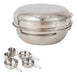 Camping Cooking Set for 2/3 People Stainless Steel Case 3
