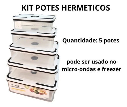 Mantenha Seus Alimentos Frescos E Organizados Com O Kit De P 2