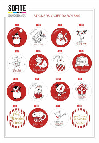 Ritrama Christmas Sticker Kit - Ideal for the Holidays (100 Units) 0