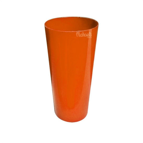 50 Disposable Plastic Long Drink Cups Assorted Colors Beverage 3