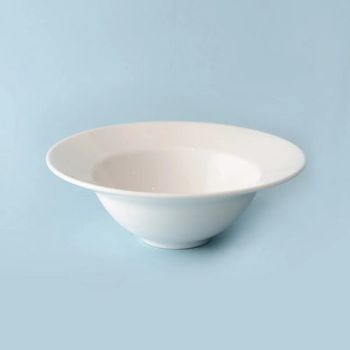 Set of 4 20 cm Porcelain Horeca Daisy Deep Bowls with Handle 1