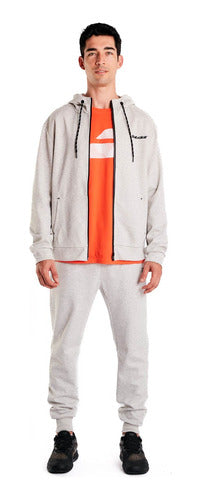 Babolat Campera Deportiva Babolat Hombre Jacket Hoodie Play Gris 1