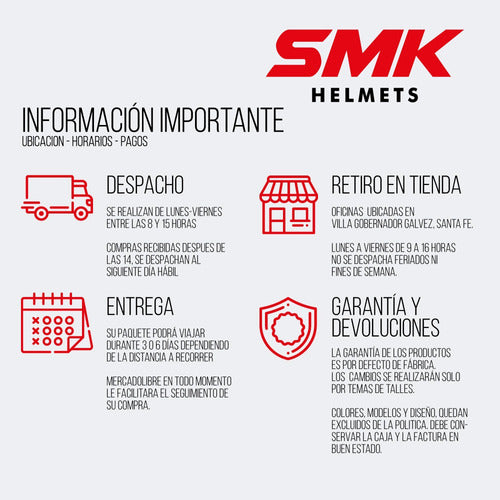 SMK Helmets Glossy Black Visor Mechanism for Eldorado Helmet 2