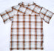 Tiki Kids Short-Sleeve Light Brown Checks Shirt Size 2 to 16 2