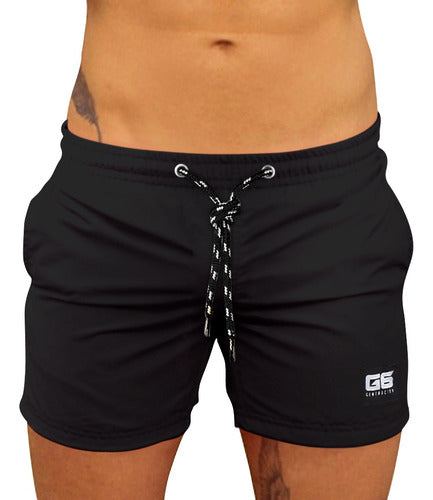 Men's Quick-Dry Mesh Swim Shorts with Pockets G6 0
