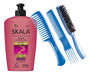 Skala 3-in-1 Styling Cream with Ceramides 250g + Euroestil Comb Kit 0