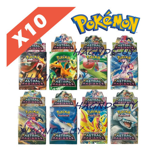 Pack Cartas Pokémon Tcg Sword & Shield 2022 Set 10 Mazos 1