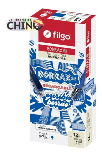 Filgo Blue Borraxion Gel Pen with Erasable Ink 2