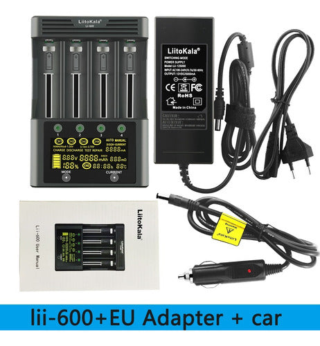 LiitoKala Lii-600 + Car Intelligent Charger 3