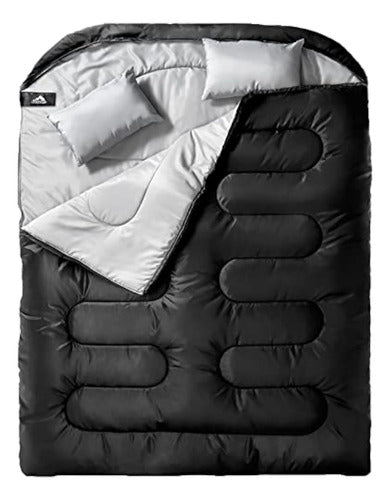 MEREZA Double Sleeping Bag for Adults and Men 0