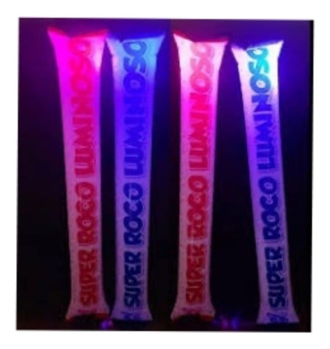 Barra Rompe Coco Super Roco Luminoso Inflable Led X 10 U 1