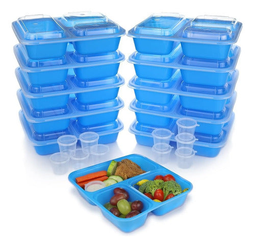 Resort Chef International Food Containers with Lids - Reusable Containers 0