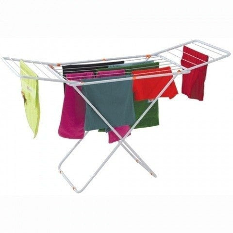 Politen Folding Clothes Drying Rack with Wings - Large 8 Rods 5