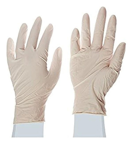 Guantes De Examen De Látex Sin Polvo Dynarex Safe-touch, Gra 1