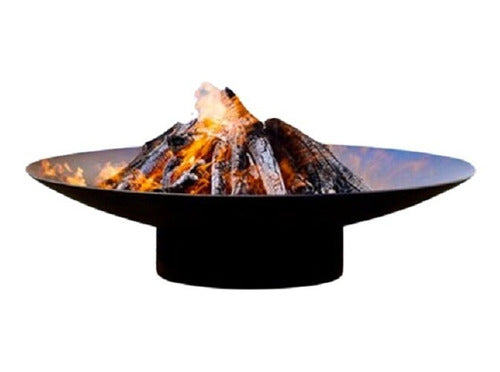 Lareira A Lenha - Firepit - Área Externa Jardim - 56cm - Bc 0