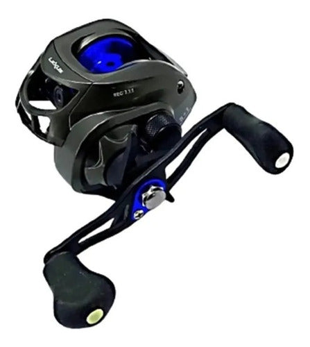 Reel Lexus Smoke Blue Huevito 6rul Baitcast Rotativo Taruch 0