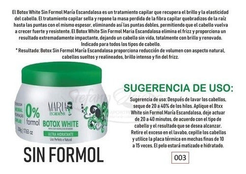 Botox Capilar Orgánico Sin Formol Bonequinha 250g. 1