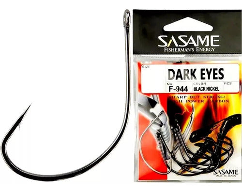 Sasame Dark Eyes F-994 Hooks in Various Sizes for Fishing 1