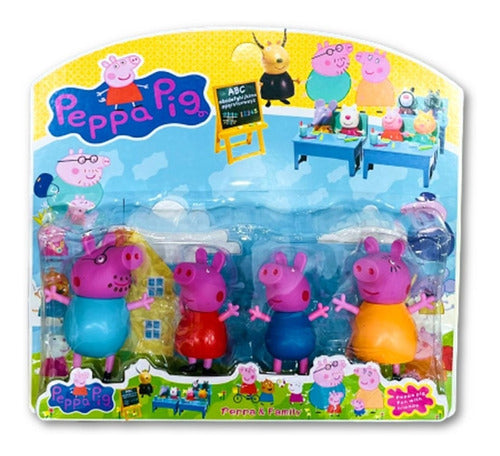 Peppa Pig Family Dolls Set Blister X4 0