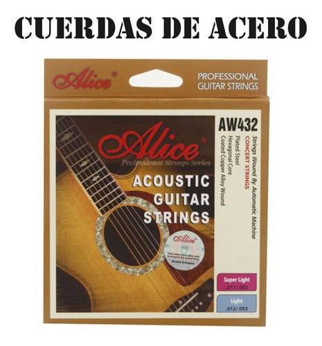 Cuerdas Guitarra Acústica 0,11 0