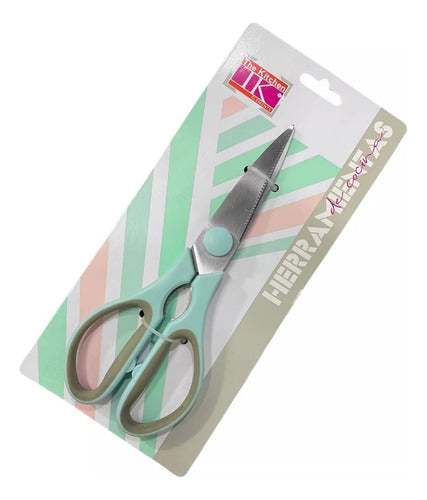 The Kitchen Multifunction Kitchen Scissors Stainless Steel C/ Nut Cracker 3