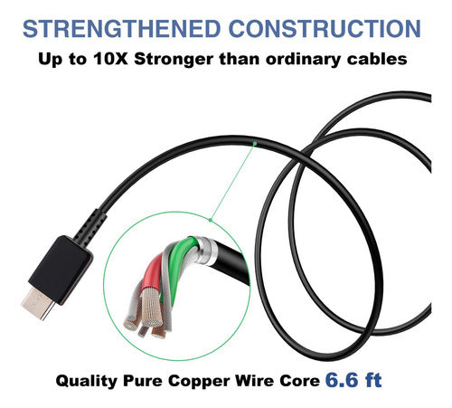 Baoota Quick Charge 3.0, Cable Usb Tipo C Con Cargador De Pa 4