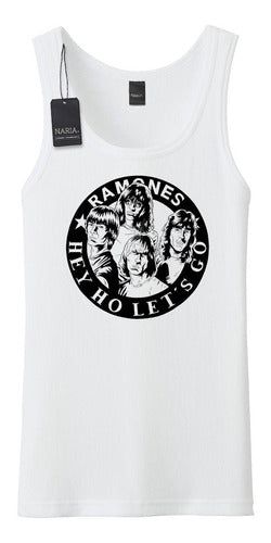 Naria Store Musculosa Hombre Los Ramones Dibujo Art Logo - Mulr1 0