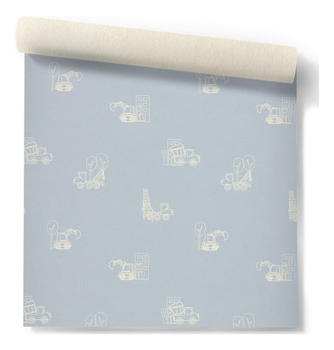 Muresco Hashtag Vinyl Wallpaper Light Blue 9921/1 0