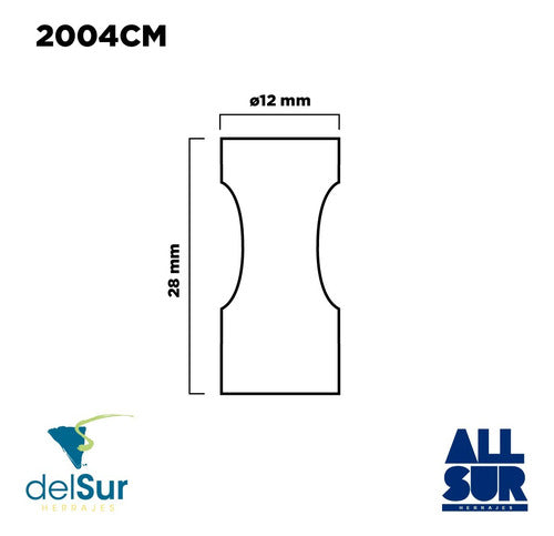 Manija Tirador Maiten Cromo Mate Cajon Mueble Cocina X 4 2