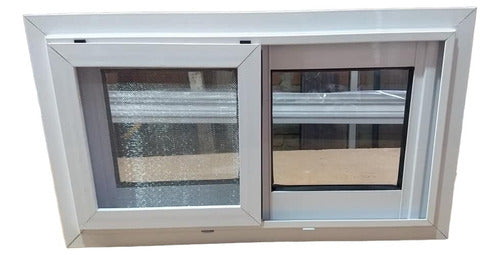 Sliding Window 60x40 with Bars and Mosquito Net 2