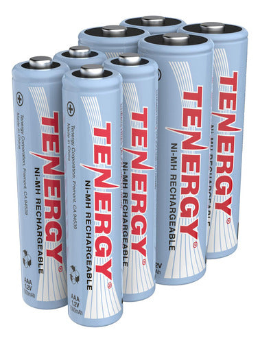 Tenergy Combo De Batera Recargable Nimh De Alto Drenaje, 4 P 0