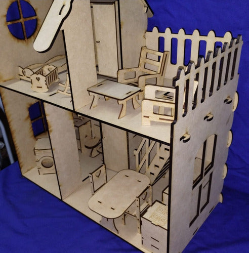 N.D.LASER Dollhouse - 5mm - 60 x 38 x 44 cm 3