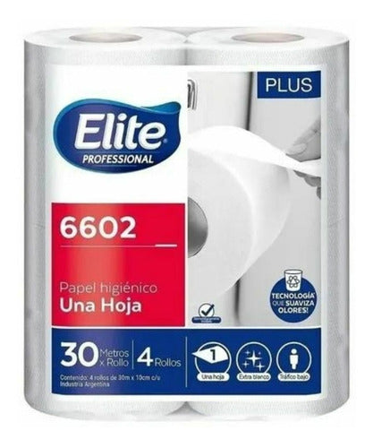 Bolson Papel Higiénico Elite S/hoja 48 Rollos X 30 Mt 6602 2