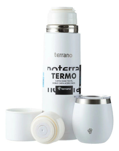 Terrano Set Termo Terrano 750ml + Mate C/tapa + Bombilla De Regalo 1