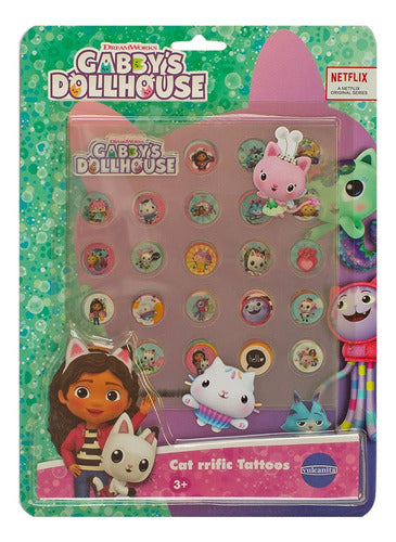 Vulcanita Gabby Dollhouse Tattoo Set - Kids Beauty Set 0