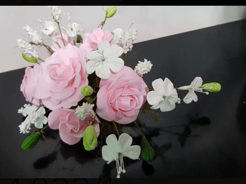 Adornosnaty San Justo Bouquet De Flores Cake Topper 1