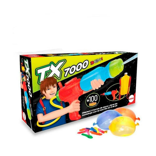 Antex TX 7000 Water Gun 3 in 1 with 100 Water Balloons 0