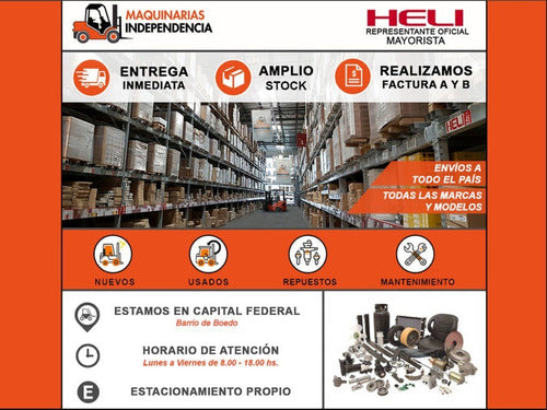 Juego Zapata Freno Autoelevador Heli 3500kg Cpc35 Repuestos 5