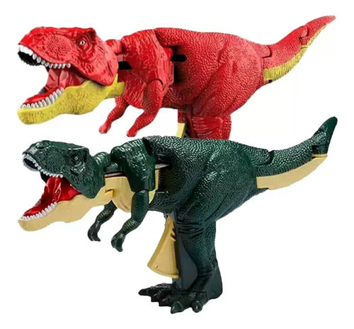 Dinosaur Toy Zazaza with Light and Sound Rotating Head 0