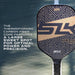 SLK Helix Pro 2024 Pickleball Paddle, Hybrid Carbon Face 3