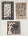 Uruguay Bibliofilia Lote 3 Antiguos Ex Libris Vintage Raro 0