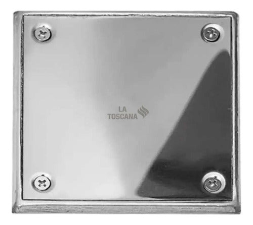 Stainless Steel Blind Floor Drain Cover 15x15 With Frame 0