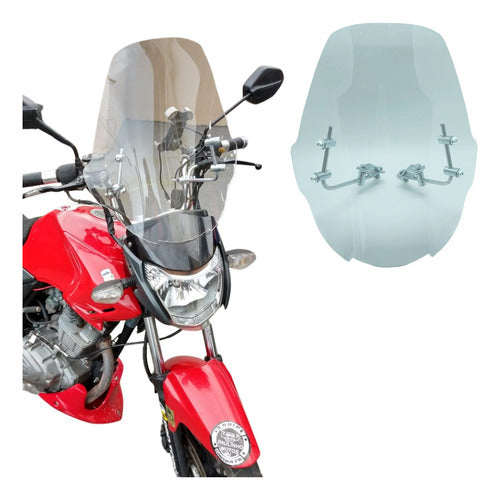 Bolha Parabrisa Para Moto Honda Cb Twister 250 - Cristal 1