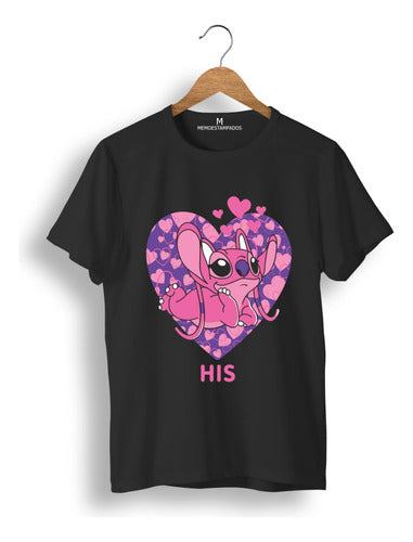 Memo Estampados Stitch Love (His) T-Shirt 0