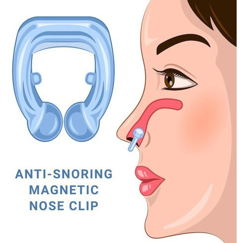 Silicona Anti Apnea Del Sueño Clip Magneticos Antirronquidos 2