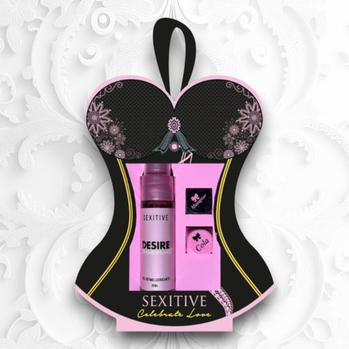 Sexitive Kit Para Parejas Aceite Besable + Dados De Juego 1