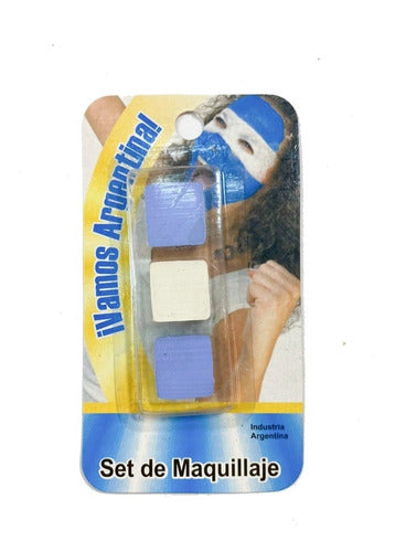 Maquillart By TF Maquillaje Argentina Mundial 3 En 1 X10 Cotillon Sergio Once 0