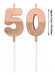 Bbto 50th Birthday Candles Glitter Cake Numeral Candles Deco 2